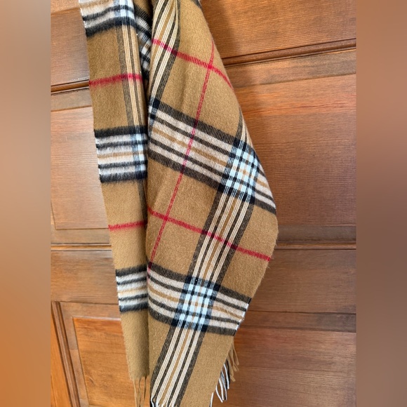 Vintage 100% Cashmere Plaid Scarf - Picture 3 of 6